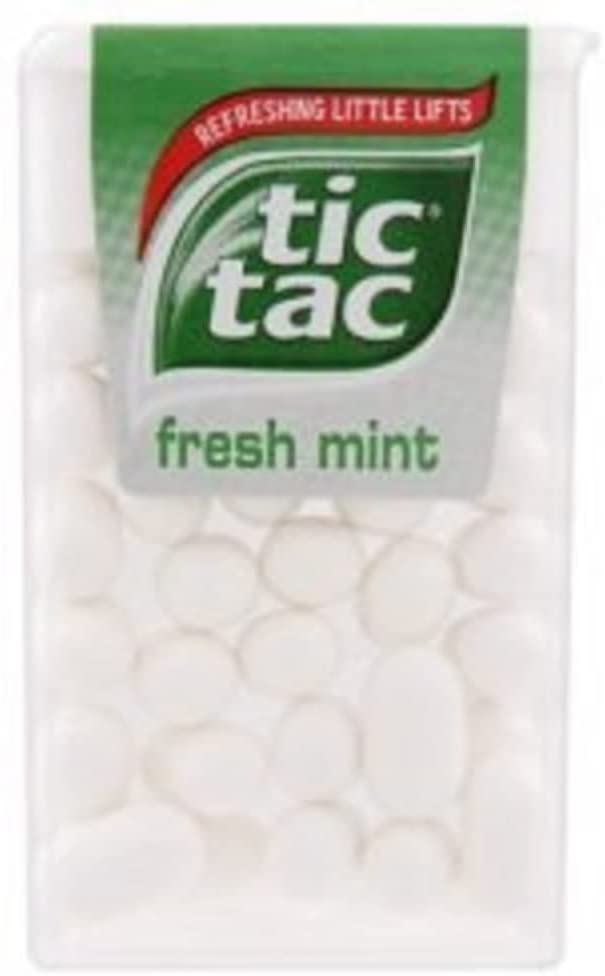 Tic Tac Fresh Mint, 18g (Pack Of 24)