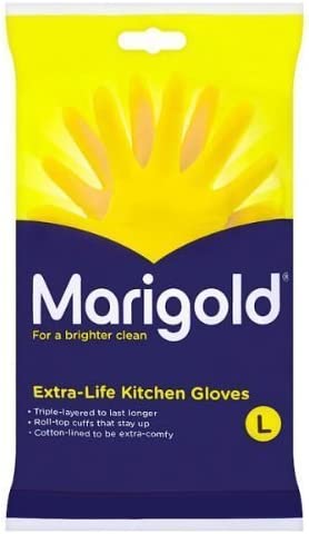 MARIGOLD 3 x Extra Life Kitchen Gloves Large Case of 6