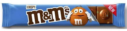 M&Ms Crispy bar, 34g (Pack of 24)