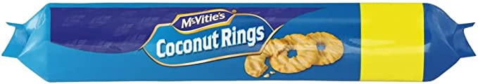 McVities McVites Coconut Rings Biscuits, Pack of 12 x 300g