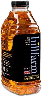 Hillfarm Extra Virgin Cold Pressed Rapeseed Oil Pack of 2L