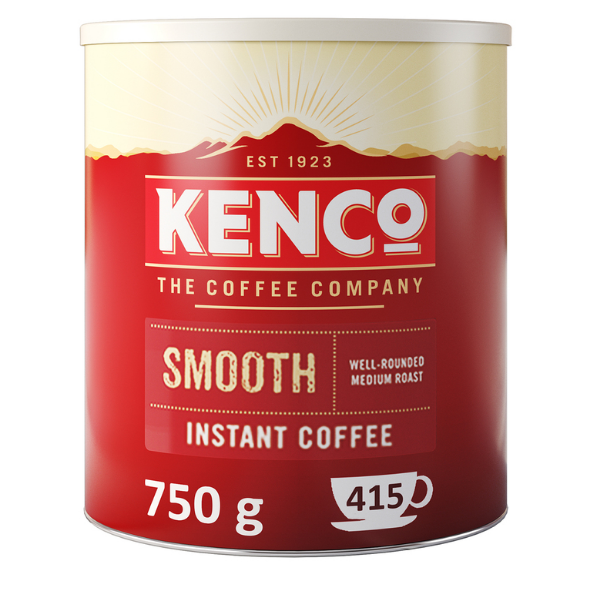 Kenco Smooth Instant Medium Roast Really Granules Coffee Tins , 750g - Papaval