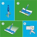Flash Speedmop Starter Kit - 1 Speed mop + 12 Mopping Cloths Refills - Papaval