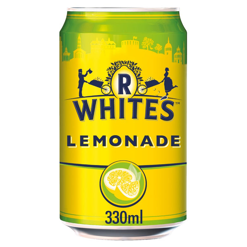 R Whites Premium Lemonade 330ml (Pack of 24 x 330ml)