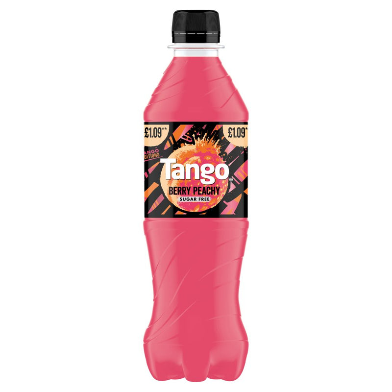 Tango Berry Peachy Sugar Free, 500 ml x Pack of 12