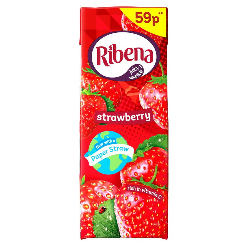 Ribena Strawberry 250ml x Pack of 24