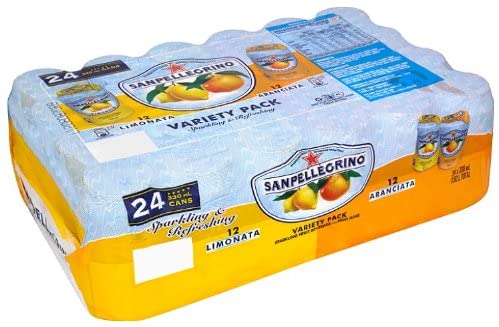 San Pellegrino Lemon and Orange Sparkling Drink, 330 ml - Pack of 24