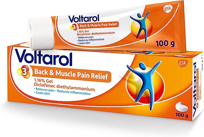 Voltarol Back and Muscle Pain Relief 1.16% Gel, 100g