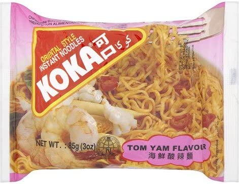 Koka Tom Yum Flavour Instant Noodles, 85g (Pack Of 30)
