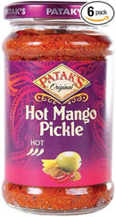 Pataks Mango Hot Pickle Pack of 6x283g