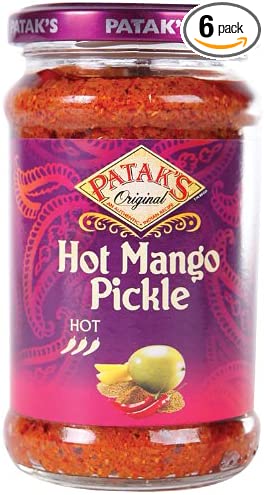 Pataks mango extra hot pickle - 6x283g