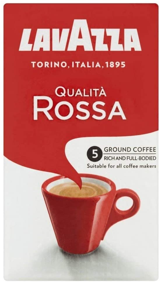 Lavazza Qualita Rossa Ground Coffee 250g (6 Bags)