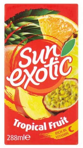 Sun Exotic Tropical Fruit Juice Drink 288ml x Pack of 27