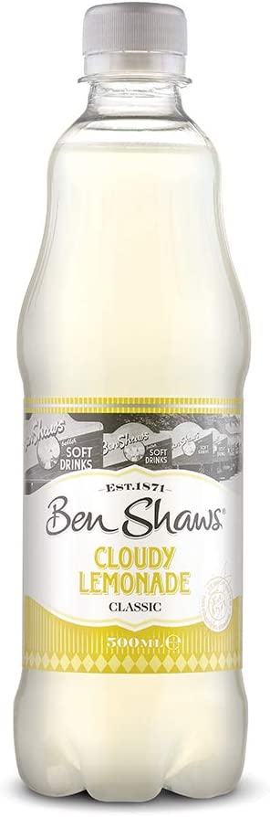 Ben Shaws Cloudy Lemonade Soft Drink pack of 12X500ml Bottles