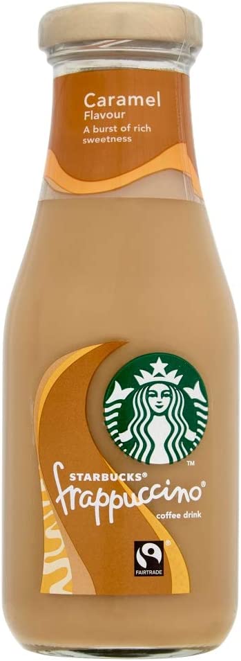 Starbucks Frappuccino Caramel Coffee Drink,8x250ml