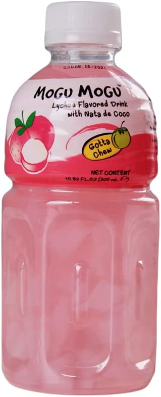 Mogu Mogu Lychee Flavoured Drink with NATA de Coco - 24 x 320ml