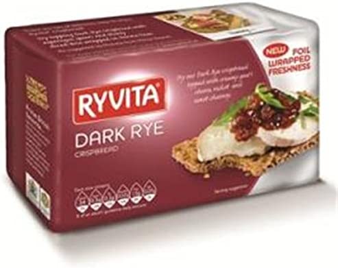Ryvita Dark Rye Crispbread 200g (Pack of 12 x 200g)