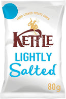 KETTLE Chips Lightly Salted Crisps Pack of 12x80g