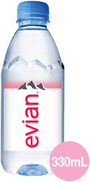 Evian Still Mineral Water Pack of  330 ml bottles
