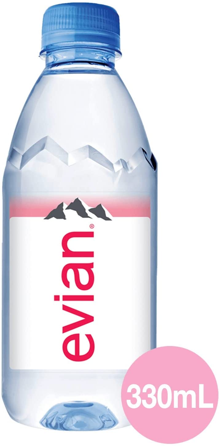 Evian Still Mineral Water, 24 x 330 ml