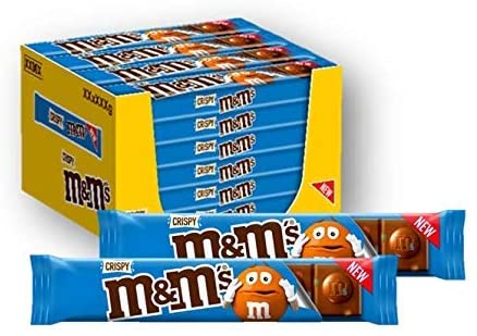M&Ms Crispy bar, 34g (Pack of 24)