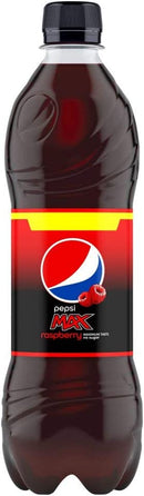 Pepsi Max Raspberry 500ml Bottles Pack of 12