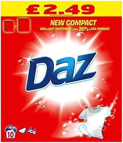Daz Washing Powder 10 Washes Pack of 6 x 650gm