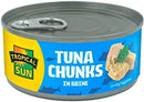Tropical Sun Tuna Chunks in Brine 160g Box of 6