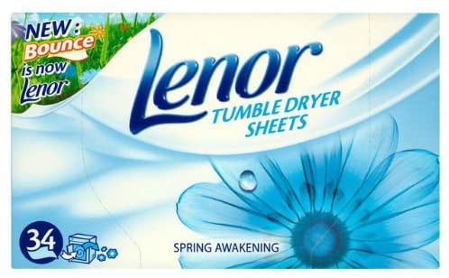 Lenor Tumble Dryer Sheets Spring Awakening 34 per pack Case of 6