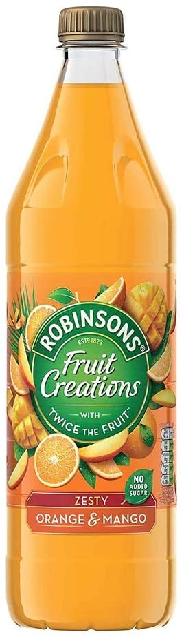 Robinsons Fruit Creations Zesty Orange and Mango Juice1LX1