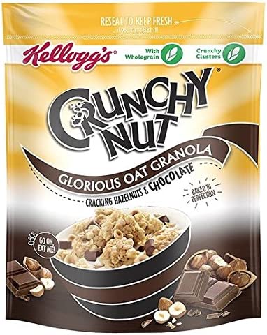 Kellogg's crunchy nut granola hazelnut and chocolate - 6x380g