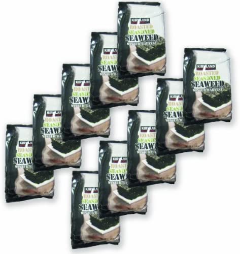 20 Pack Kirkland Signature Roasted Seasoned Seaweed Winter Harvest- 17gm Package