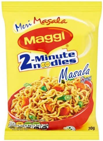 Maggi 2-Minute Noodles Masala 70g Case of 20 Packet