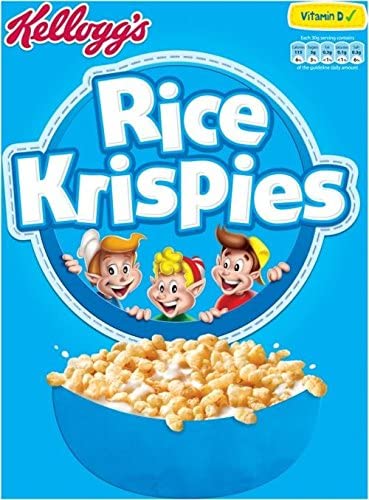 Kellogg's Rice Krispies Cereal, 510g (Pack of 8)