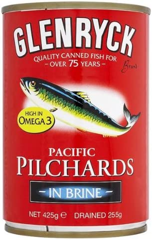 Glenryck Pilchards in Brine 12X400g