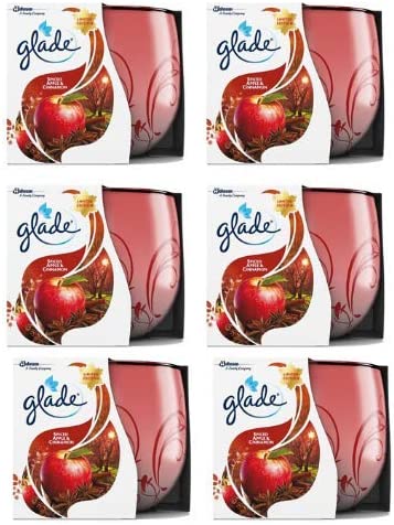 Glade Candle Spiced Apple and Cinnamon 6 x 120g
