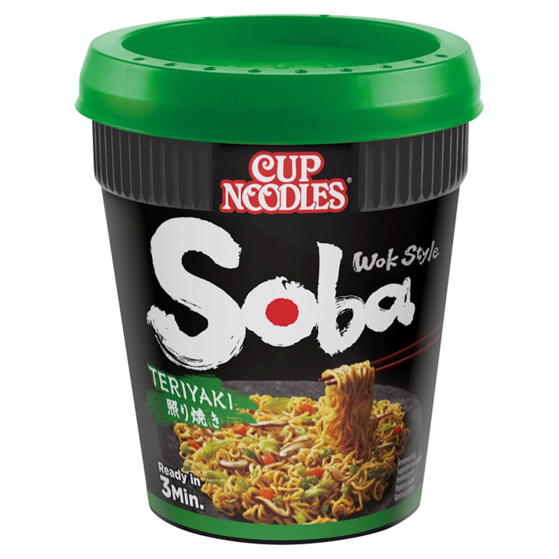 Nissin Cup Noodles Soba Wok Style Teriyaki 90g - Pack of 8