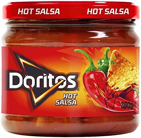 Doritos Hot Salsa Vegetarian Dip, Perfect for Sharing 300g (Case of 6)