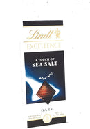 Lindt Excellence Sea Salt Chocolate Bar Pack of 100g