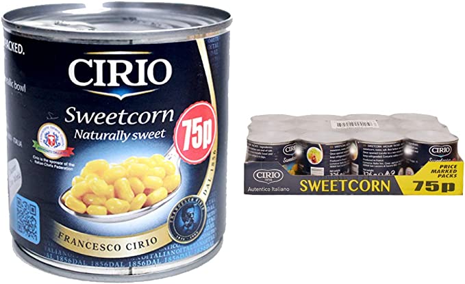 Cirio Sweetcorn 326g x 12