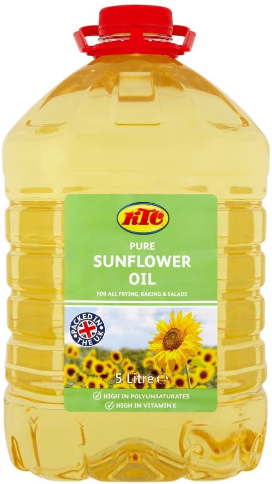 KTC Sunflower Cooking Oil For Cooking Baking - 5 Litres