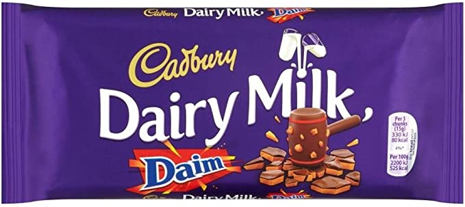 Cadbury Dairy Milk Daim - 1x18x120g