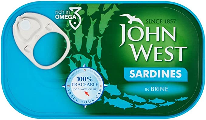 John West Sardines in Brine 12x120gm