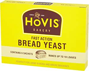 Hovis Fast Action Dried Bread Yeast - 10x6x7g