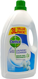 Dettol Anti-Bacterial Laundry Liquid Cleanser Detergent Pack of 3 Litre