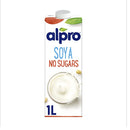 Alpro Soya No Sugars Plant-Based Drink Pack of 8x1L