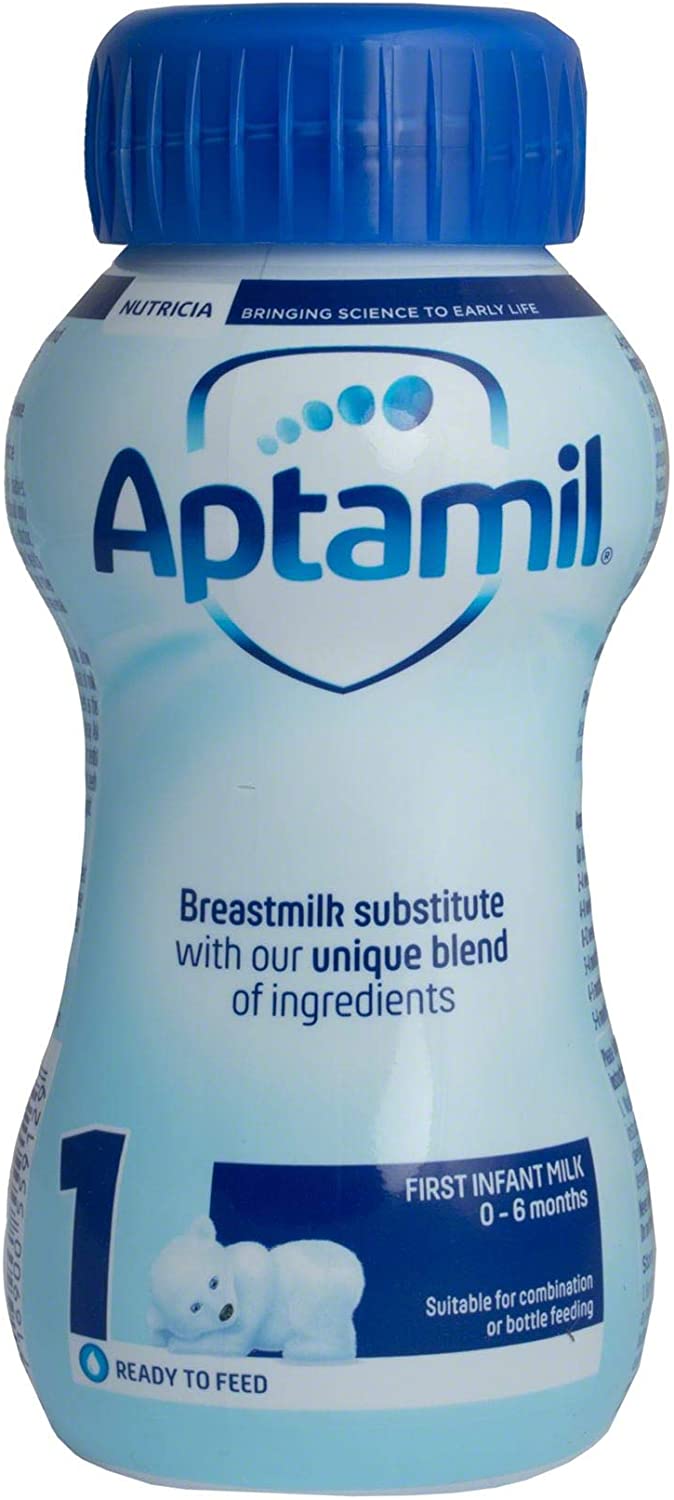 Aptamil First Milk Ready to Feed Infant Milk, 12 x 200ml