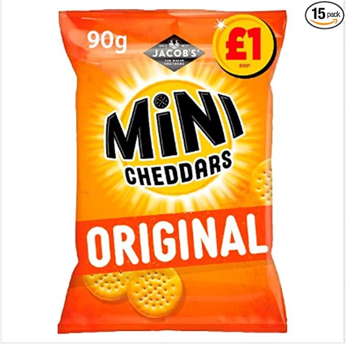 JACOB'S Mini cheddars original - 15x90g