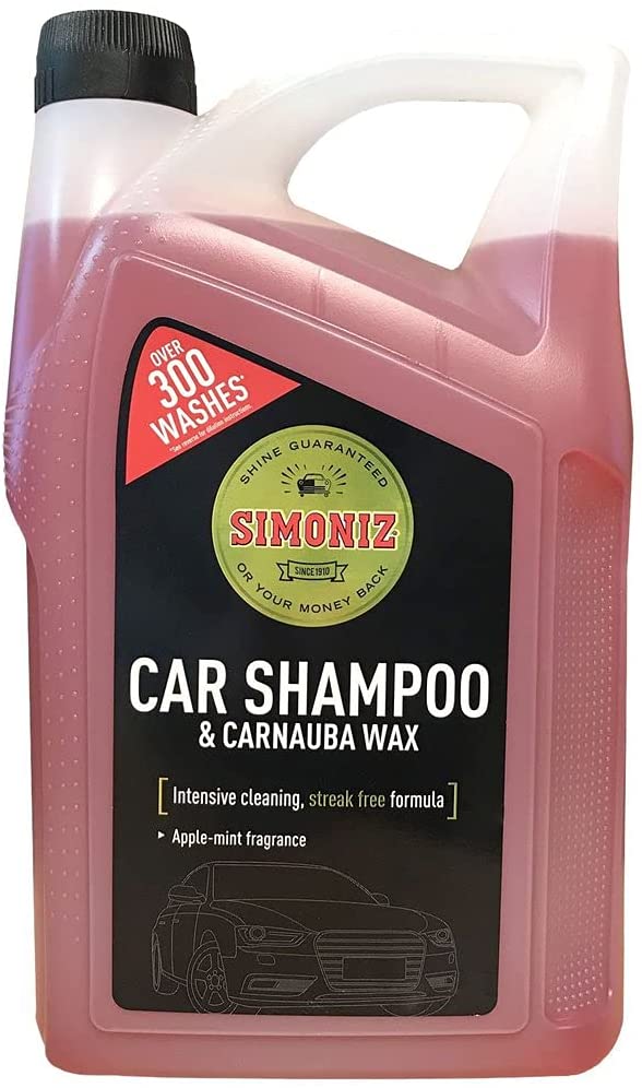 Simoniz Car Shampoo with Carnbuba Wax - 5 Litre