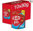 Kit Kat Bites Milk Chocolate Sharing Bag 80g x Case of 10